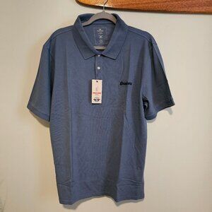 !!!NWT!!! Men’s Dockers Polo Slim Fit in Washed Blue Color, 23-25 P2P